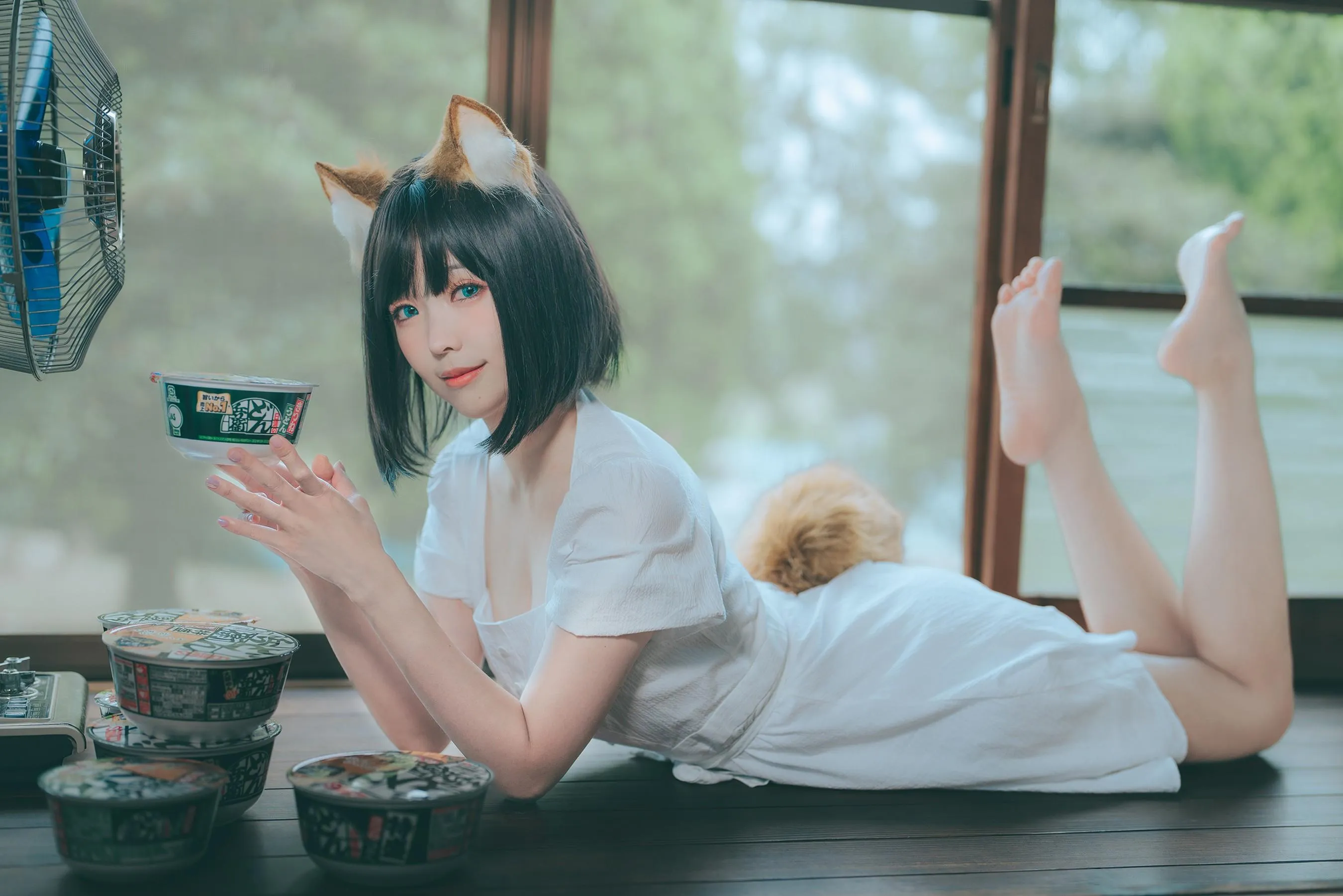 ElyEE子 – NO.114 2023.July B-Dongitsune ~White dress 白洋裝狐少女 [60P]插图9